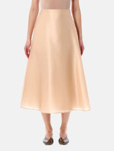 Alberta Ferretti high-waist silk organza circle skirt - | Spazio Pritelli