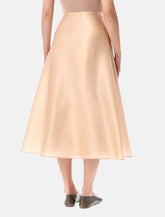 Alberta Ferretti high-waist silk organza circle skirt - | Spazio Pritelli