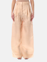 Alberta Ferretti silk organza trousers - | Spazio Pritelli