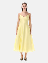 Alberta Ferretti silk organza midi dress - | Spazio Pritelli