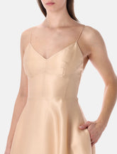 Alberta Ferretti silk organza midi dress - | Spazio Pritelli