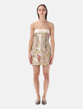 Alberta Ferretti floral sequin mini dress - | Spazio Pritelli