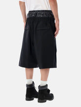 Moncler x A$AP Rocky logo print technical shorts - | Spazio Pritelli