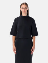 Moncler x Edward Enninful Neoprene Crew Neck T-Shirt - | Spazio Pritelli