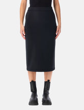 Moncler x Edward Enninful Slim Neoprene Skirt - | Spazio Pritelli