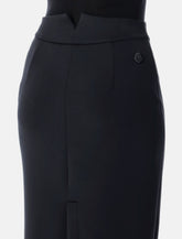 Moncler x Edward Enninful Slim Neoprene Skirt - | Spazio Pritelli