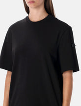 Moncler x Edward Enninful Black Cotton T-Shirt - | Spazio Pritelli