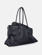 The Attico La Passeggiata Medium Grainy Leather Tote - | Spazio Pritelli