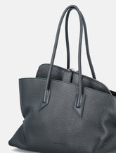 The Attico La Passeggiata Medium Grainy Leather Tote - | Spazio Pritelli