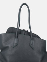 The Attico La Passeggiata Medium Grainy Leather Tote - | Spazio Pritelli