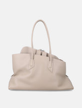 The Attico La Passeggiata Medium Grainy Leather Tote - | Spazio Pritelli
