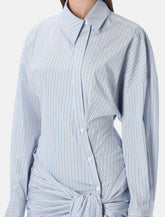 The Attico striped poplin mini dress - | Spazio Pritelli