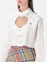 Vivienne Westwood Shirt Cut Off Heart White - | Spazio Pritelli