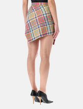 Vivienne Westwood Mini Infinity Skirt Multicolor Plaid For Women - | Spazio Pritelli