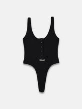 Versace ribbed cotton bodysuit - | Spazio Pritelli