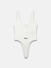 Versace ribbed cotton bodysuit - | Spazio Pritelli