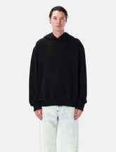 Felpa con cappuccio nera S-Macs-Hood-Megoval-D di Diesel - | Spazio Pritelli