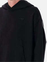 Felpa con cappuccio nera S-Macs-Hood-Megoval-D di Diesel - | Spazio Pritelli