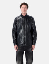 Camicia effetto pelle S-Simply-Qmbu di Diesel - | Spazio Pritelli