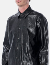 Diesel leather-effect S-Simply-Qmbu shirt - | Spazio Pritelli