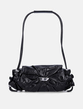 Diesel Scrunch-D Shoulder S leather shoulder bag - | Spazio Pritelli