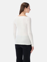 Diesel top a maniche lunghe in cotone a costine T-bal-od - | Spazio Pritelli