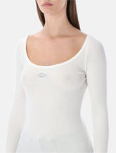 Diesel T-bal-od long-sleeve ribbed cotton top - | Spazio Pritelli