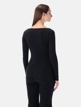 Diesel top a maniche lunghe in cotone a costine T-bal-od - | Spazio Pritelli