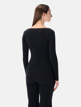Diesel T-bal-od long-sleeve ribbed cotton top - | Spazio Pritelli