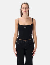 Diesel T-hupy-od top a costine e logo Oval D - | Spazio Pritelli