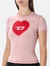 T-shirt T-Uncuties con logo a cuore di Diesel - | Spazio Pritelli