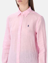 Camicia in lno classica di Polo Ralph Lauren - | Spazio Pritelli
