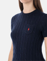 Polo Ralph Lauren maglia a maniche corte in cotone a trecce - | Spazio Pritelli