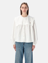 Camicia in cotone oxford con plastron di Polo Ralph Lauren - | Spazio Pritelli