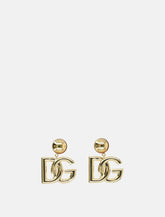 Gold DG Drop Earrings - | Spazio Pritelli