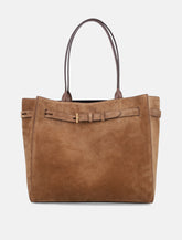 Tom Ford Audrey Medium Suede Tote Bag - | Spazio Pritelli