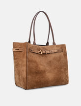 Tom Ford Audrey Medium Suede Tote Bag - | Spazio Pritelli