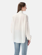 Tom Ford Camicia Colletto a Cravatta Avorio - | Spazio Pritelli