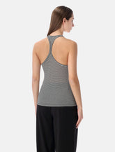 Tom Ford striped viscose racerback top - | Spazio Pritelli