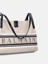 Balmain Release canvas shopper bag - | Spazio Pritelli