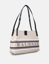 Balmain Release canvas shopper bag - | Spazio Pritelli