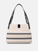 Balmain Release canvas shopper bag - | Spazio Pritelli