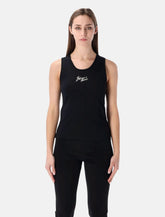 Balmain logo print tank top - | Spazio Pritelli