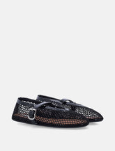 Alaïa Fishnet Ballet Flats - | Spazio Pritelli
