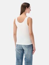 Chloé fitted logo jersey tank top - | Spazio Pritelli
