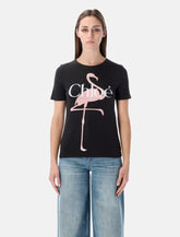 Chloé Flamingo logo printed t-shirt - | Spazio Pritelli