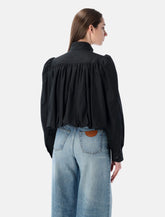 Chloé gathered cotton boule jacket - | Spazio Pritelli