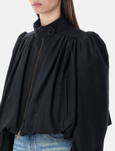 Chloé gathered cotton boule jacket - | Spazio Pritelli