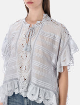 Marant Étoile top Payton in pizzo e cotone - | Spazio Pritelli