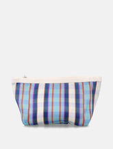 Isabel Marant Powden striped clutch - | Spazio Pritelli